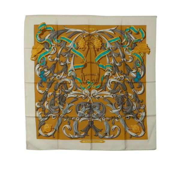 Authentic Hermes Carré Le Mors a la Conetable Silk Scarf - Picture 1 of 6